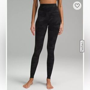Lululemon Super High Rise Align Camo Leggings